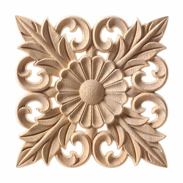 Wood Floral Carved Panel-ToShay.org