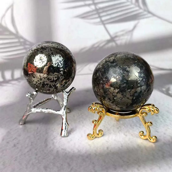 Silver Iron Pyrite Ball-ToShay.org