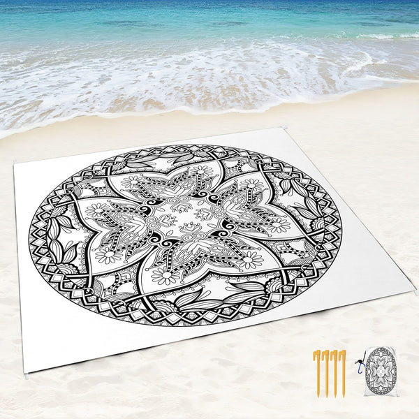 Mandala Beach Blanket-ToShay.org