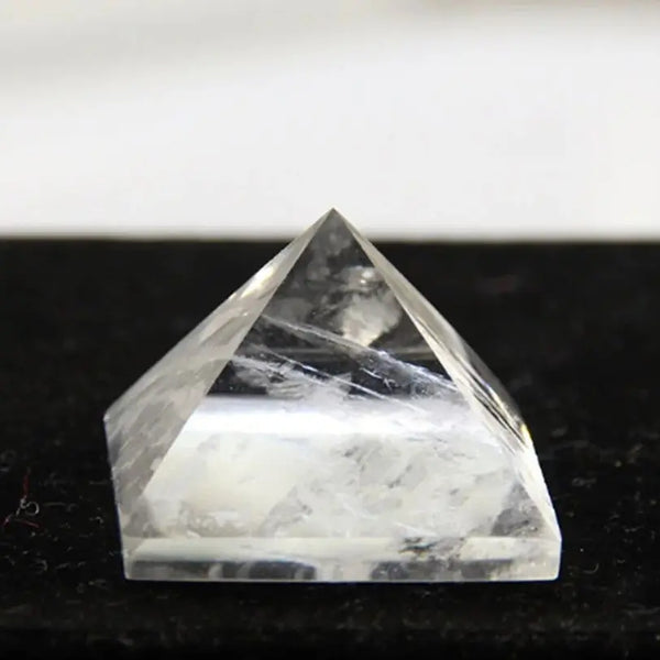 Clear Crystal Pyramid-ToShay.org