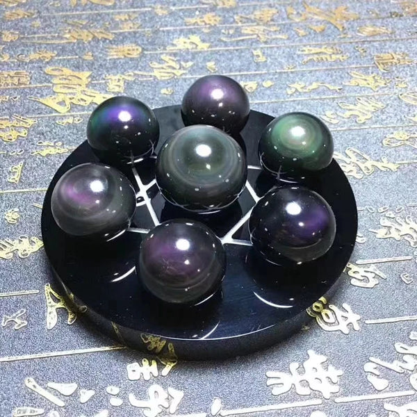 Rainbow Obsidian Cats Eye-ToShay.org