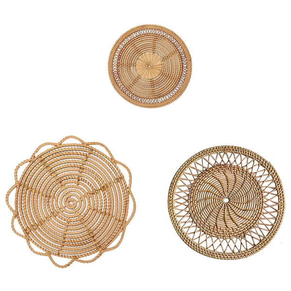 Wicker Woven Plate-ToShay.org