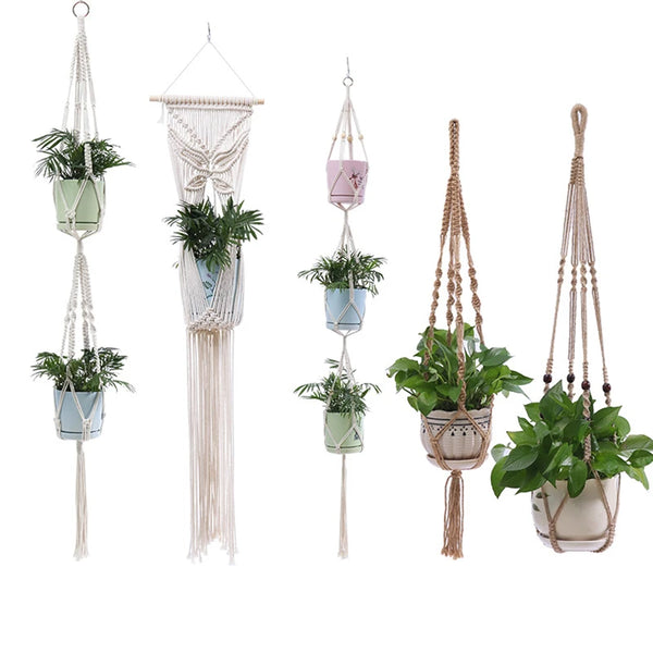 Macrame Plant Baskets-ToShay.org