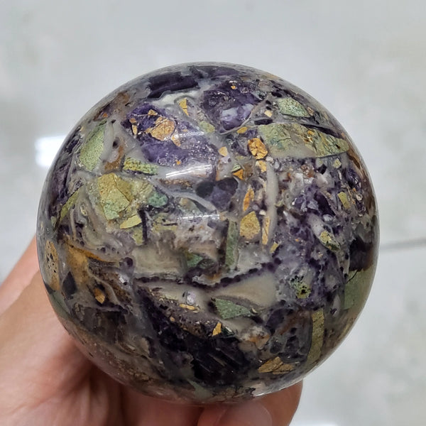 Blue Sugilite Crystal Ball-ToShay.org