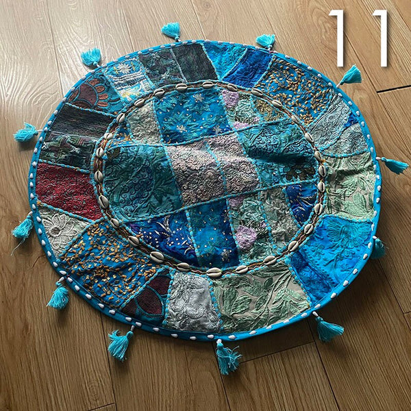 Patchwork Floor Cushion Cover-ToShay.org