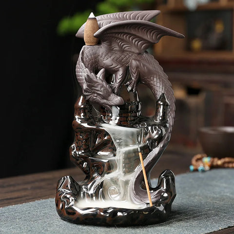 Dragon Waterfall Incense Holder-ToShay.org