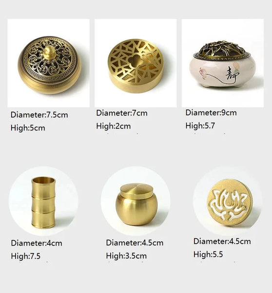 Brass Incense Burner Set-ToShay.org