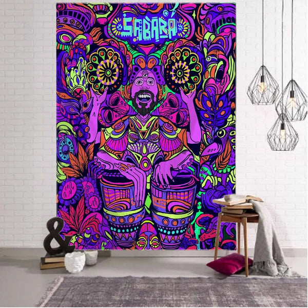 Psychedelic Art Tapestry-ToShay.org