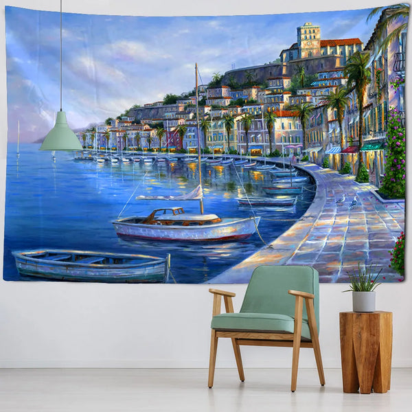 Sea View Art Tapestry-ToShay.org