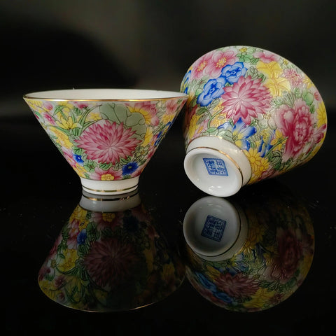 Enamel Teacup Gift Set-ToShay.org