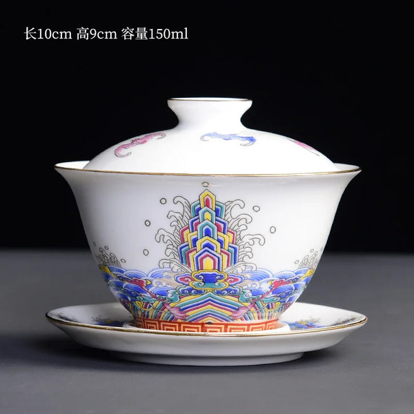 Gaiwan Ceramic Tea Tureen-ToShay.org