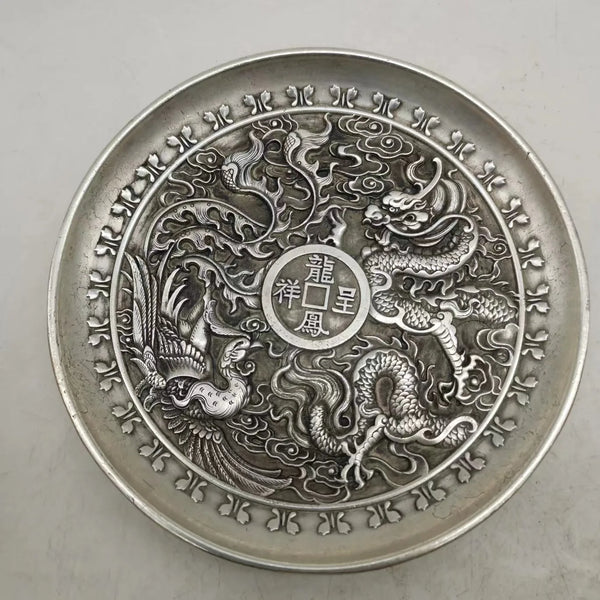 Silver Tathagata Plate-ToShay.org