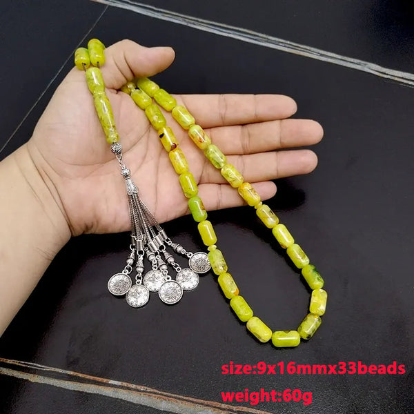 Yellow Prayer Beads-ToShay.org