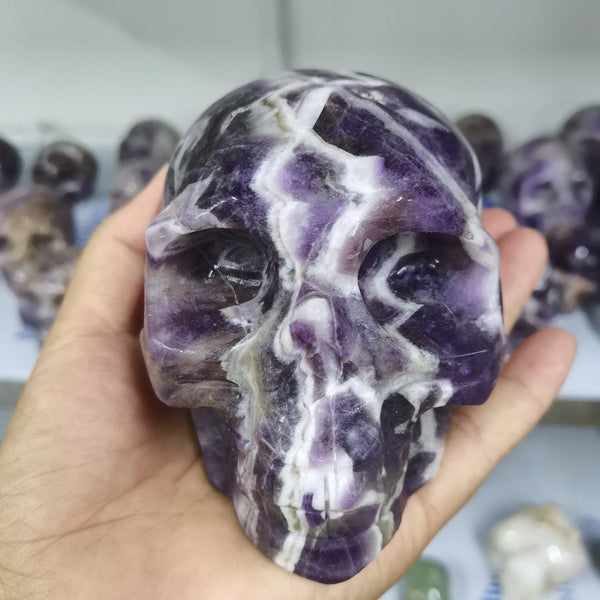 Purple Dream Amethyst Skull-ToShay.org