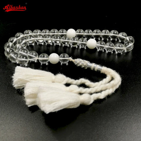 Clear Crystal Prayer Beads-ToShay.org