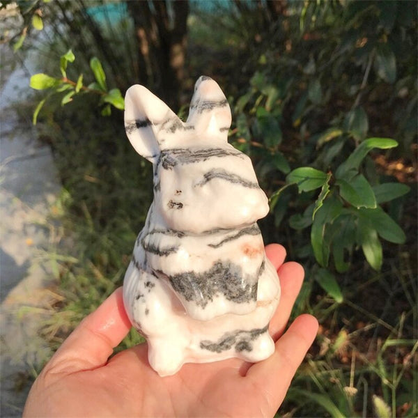 Zebra Stone Rabbit-ToShay.org