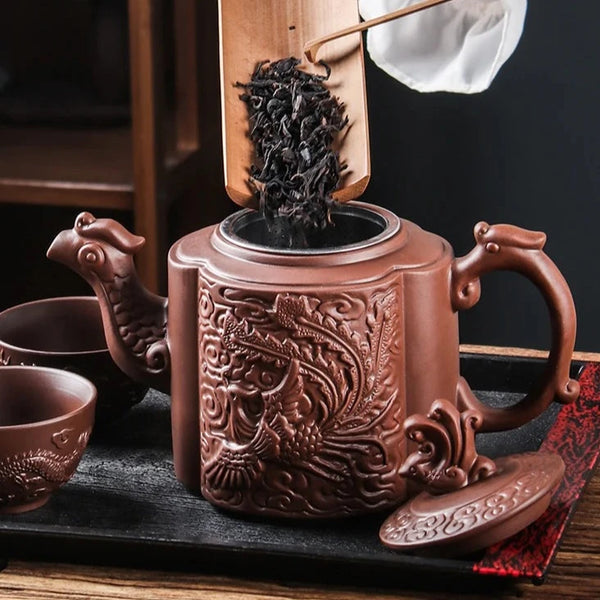 Dragon Clay Teapot-ToShay.org