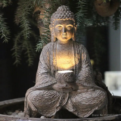 Buddha Statue Solar Lamp-ToShay.org