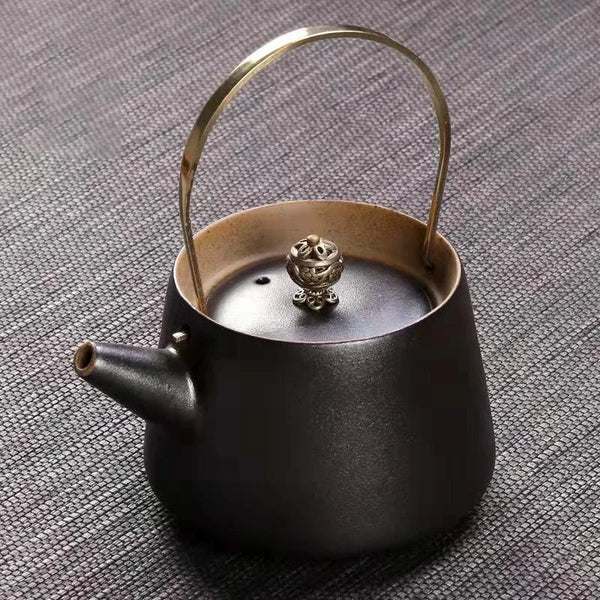 Glazed Ceramic Beam Teapot-ToShay.org