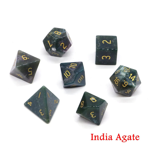 Crystal Platonic Solid Dice-ToShay.org