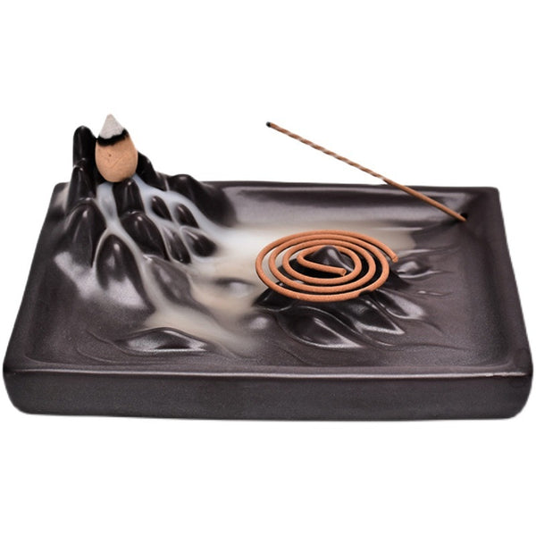 Mountain Backflow Incense Burner-ToShay.org