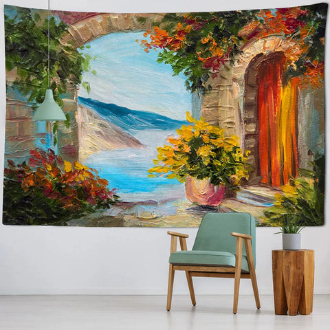 Sea View Art Tapestry-ToShay.org