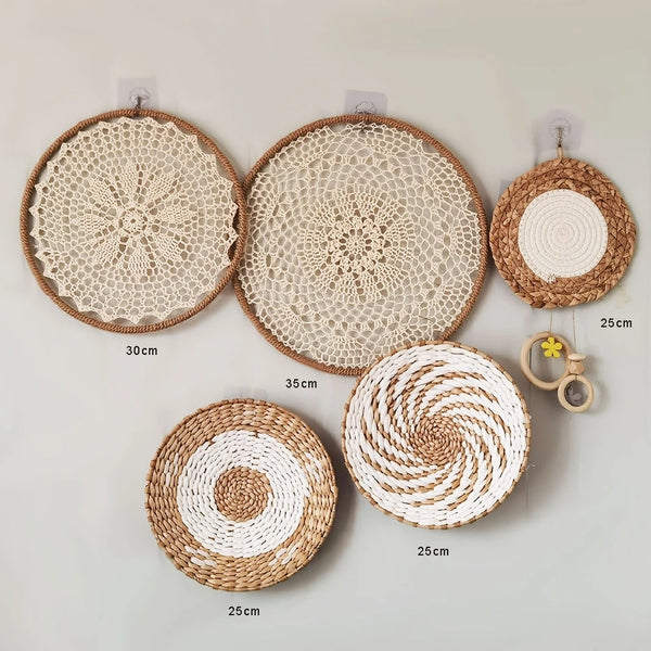 Straw Rattan Wall Basket-ToShay.org