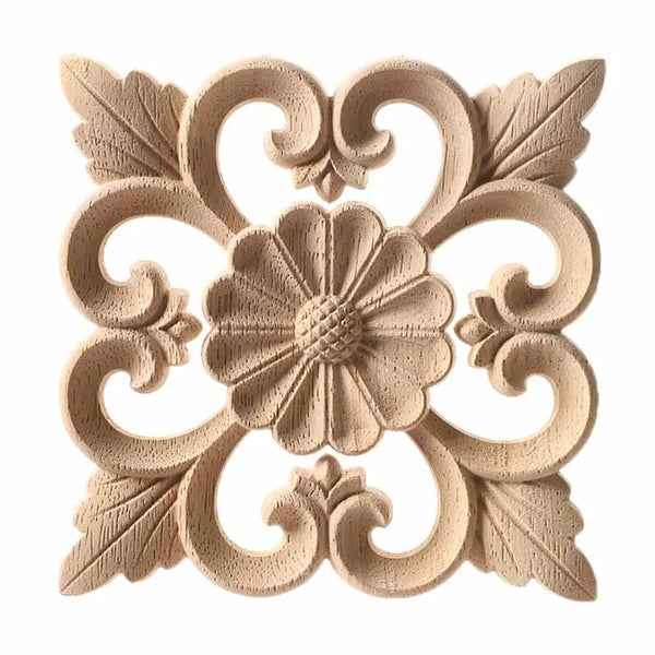 Wood Floral Carved Panel-ToShay.org