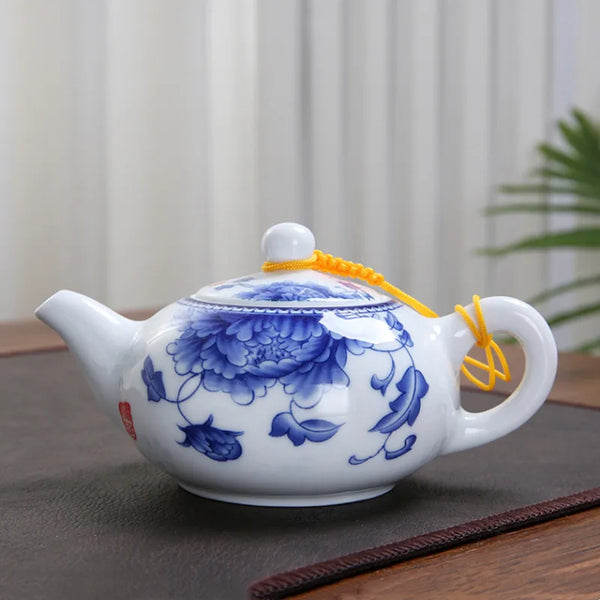 Blue White Porcelain Teapot-ToShay.org