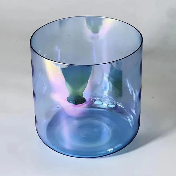 Blue Clear Crystal Bowl-ToShay.org