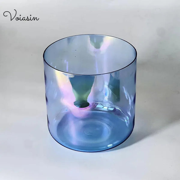 Blue Clear Crystal Singing Bowl-ToShay.org