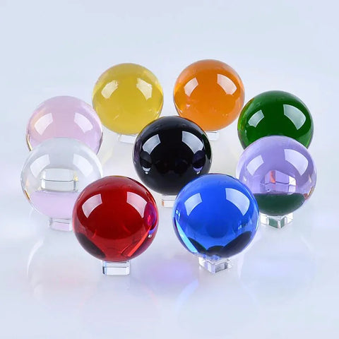 Coloured Clear Crystal Ball-ToShay.org