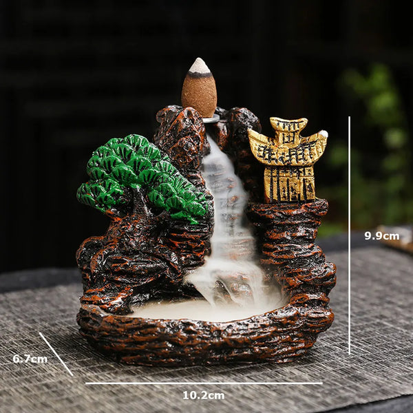 Waterfall Backflow Incense Burner-ToShay.org