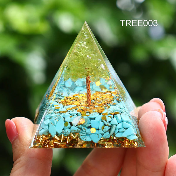 Energy Tree of Life Orgonite Pyramid-ToShay.org