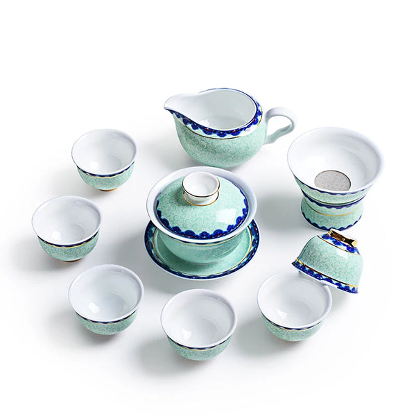 Blue White Porcelain Tea Sets-ToShay.org