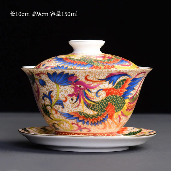 Gaiwan Ceramic Tea Tureen-ToShay.org