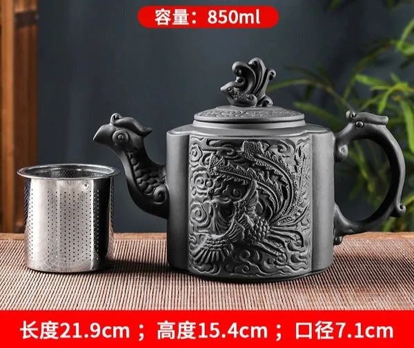 Dragon Clay Teapot-ToShay.org