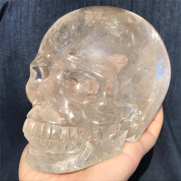 Clear Quartz Crystal Skull-ToShay.org