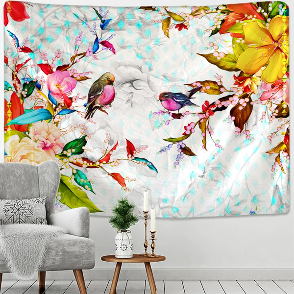 Garden Bird Art Tapestry-ToShay.org