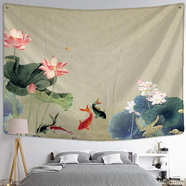 Lotus Art Tapestry-ToShay.org