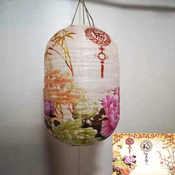 Flower Print Cloth Lantern-ToShay.org