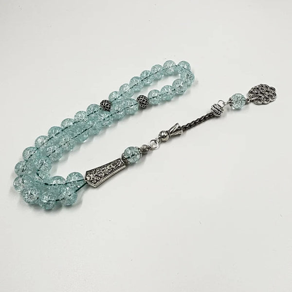 Blue Crystal Prayer Beads-ToShay.org