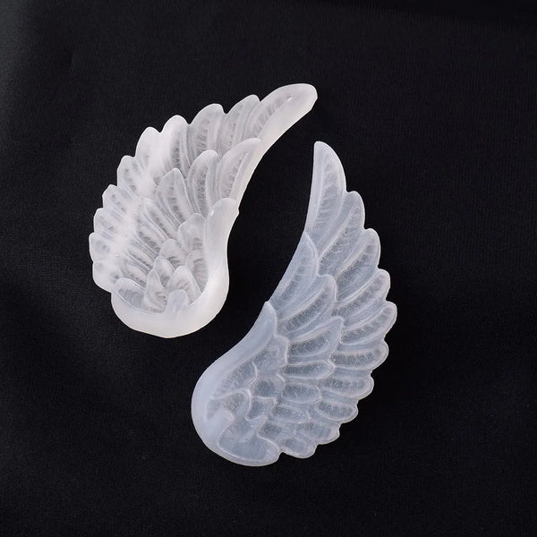 White Selenite Crystal Wings-ToShay.org