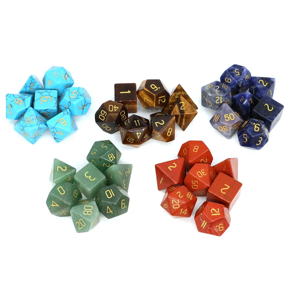 Crystal Platonic Solid Dice-ToShay.org