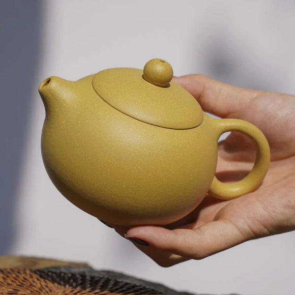 Yellow Yixing Clay Teapot-ToShay.org