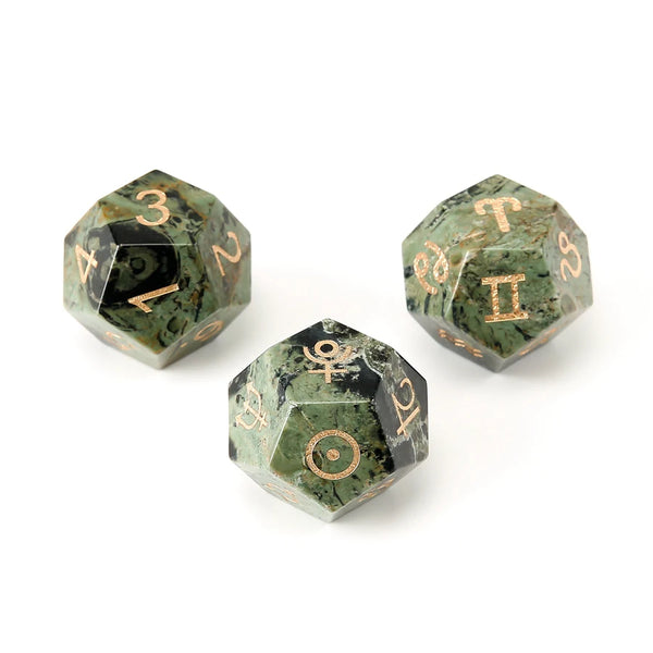 Mixed Crystal Platonic Solid Dice-ToShay.org