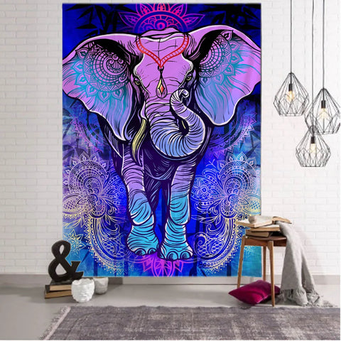 Elephant Art Tapestry-ToShay.org