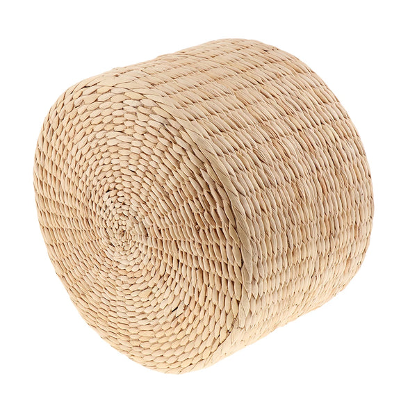 Straw Floor Pouf-ToShay.org