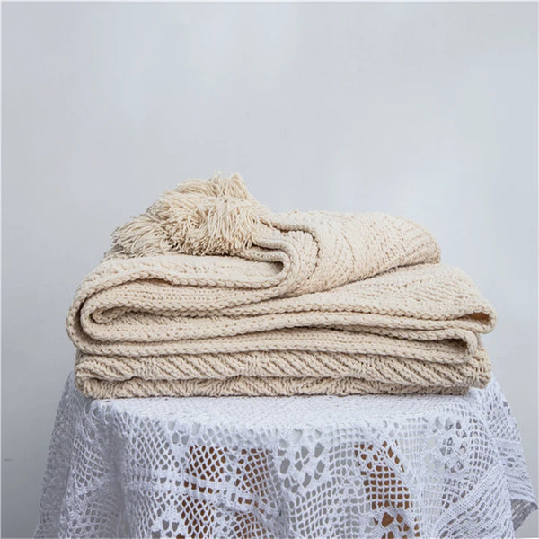 Woven Chenille Blanket-ToShay.org