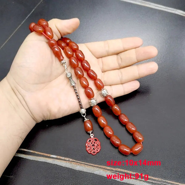 Red Agate Prayer Beads-ToShay.org